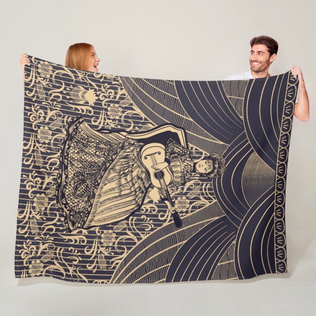 Cobertor De Velo Senhora com guitarra (In Situ)