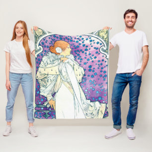 Cobertor De Velo Senhora dos Camelias, Alphonse Mucha