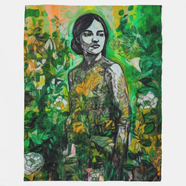 Cobertor De Velo Senhora Misteriosa (Frente)