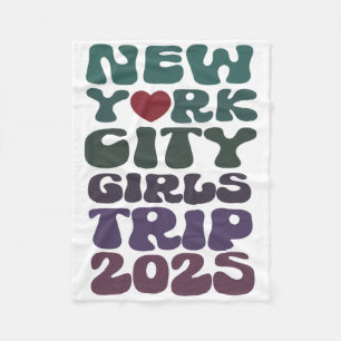 Cobertor De Velo Senhoras Nova York 2025 Viagem de Meninas Férias I