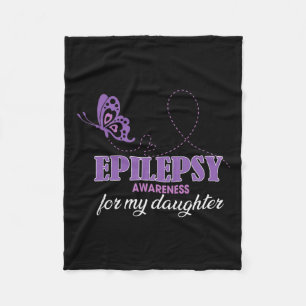 Cobertor De Velo Sensibilização Epilepsia Para A Minha Filha - Epil