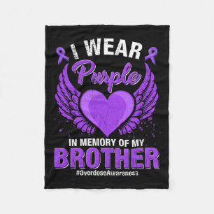 Cobertor De Velo Sensibilização Memória Roxa Do Meu Irmão 2