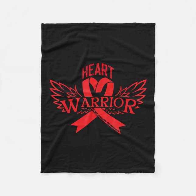 Cobertor De Velo Sensibilização para a Doença Cardíaca (Frente)