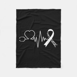 Cobertor De Velo Sensibilização Para A Doença Cardíaca Envermelhada
