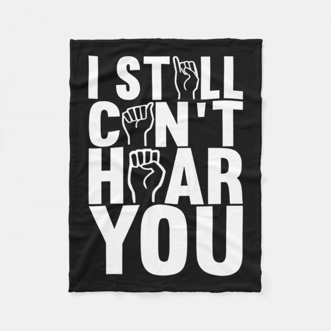 Cobertor De Velo Sensibilização para a linguagem gestual 15 (Frente)