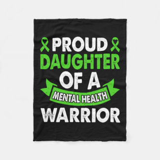 Cobertor De Velo Sensibilização Para A Saúde Mental Mãe Do Guerreir