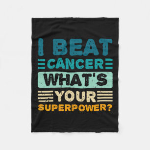Cobertor De Velo Sensibilização para o cancer Eu ganho o Cancer O q