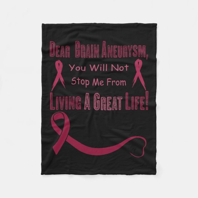 Cobertor De Velo Sensibilização para o neurismo 7 (Frente)