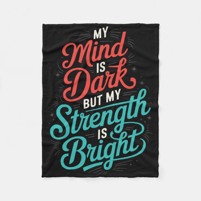 Cobertor De Velo Sensibilização Suicida Depressão Ansiedade Saúde M (Frente)