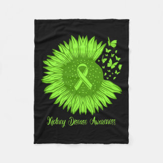 Cobertor De Velo Sensibilização Sunflower Mãe Fita Verde