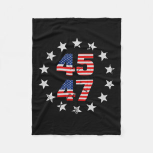 Cobertor De Velo Sentindo Grande Novamente Trump 2024 Bandeira Amer