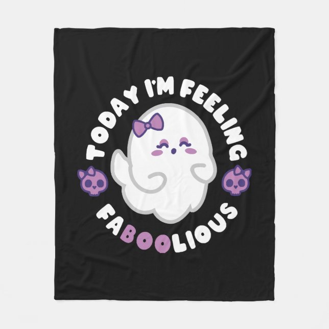 Cobertor De Velo Sentindo-se Faboolious (Frente)