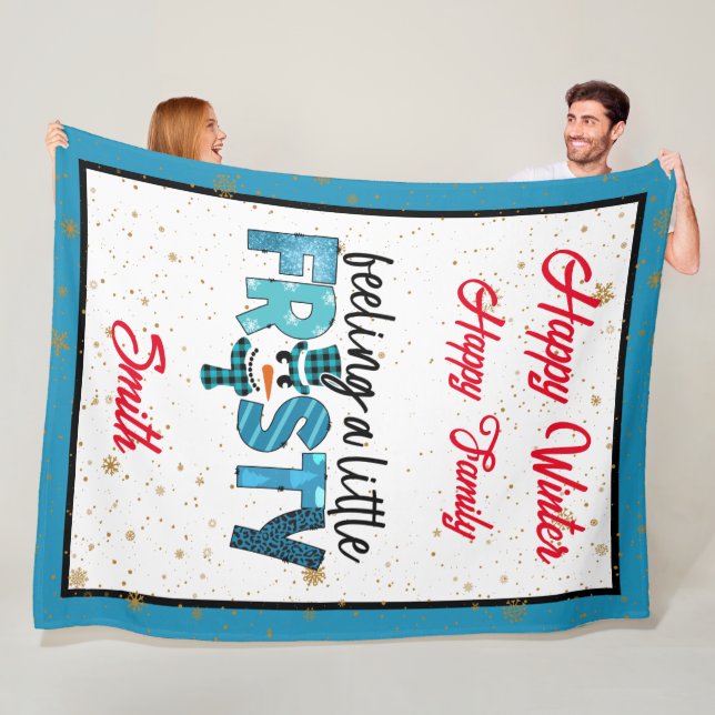 Cobertor De Velo Sentir-Se Um Pouco Sorridente Personalizar (In Situ)