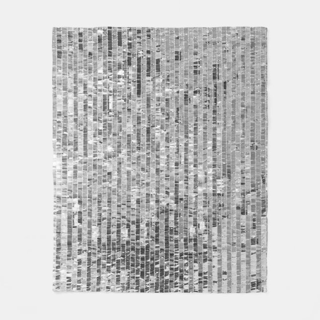 Cobertor De Velo Sequências prateadas padrão sem soldadura (Frente)