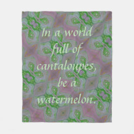 Cobertor De Velo Ser um Fleece de Melancia