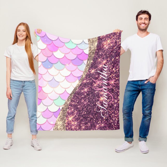 Cobertor De Velo Sereia e Glitter (In Situ)