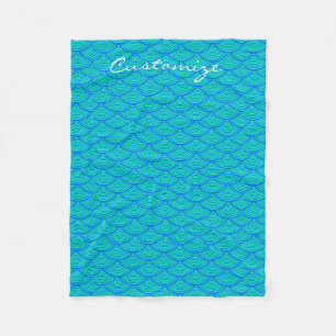 Cobertor De Velo sereia escala Thunder_Cove blue/aqua