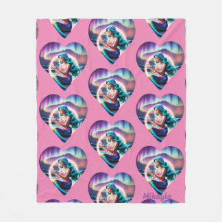 Cobertor De Velo Sereia Personalizada