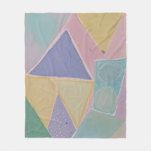 Cobertor De Velo Serene Abstracts: A Pastel Dream (Frente)