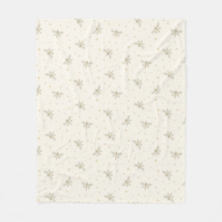 Cobertor De Velo Serene Dragonflies Fleece Blanket