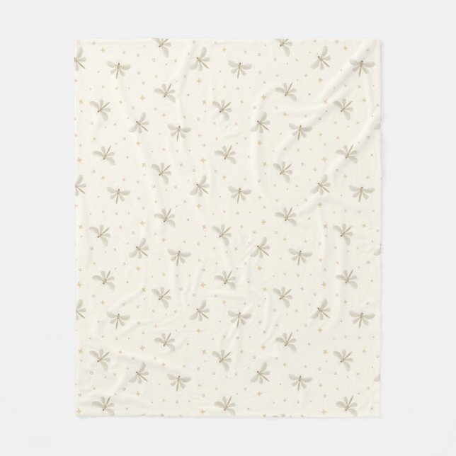 Cobertor De Velo Serene Dragonflies Fleece Blanket (Frente)