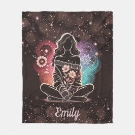 Cobertor De Velo Serene Mulher em Sonho Físico Cósmico