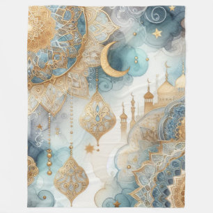 Cobertor De Velo Serenidade da Mesquita Moonlit para Ramadã