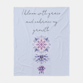 Cobertor De Velo Serenidade Santuária Mandala Fleece Blanket