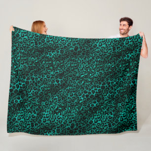 Cobertor De Velo Série Leopardo Teto e Dourado Design 5