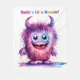 Cobertor De Velo Série Little Monsters