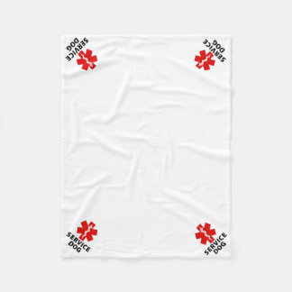 Cobertor De Velo Service Dog Place Mat 