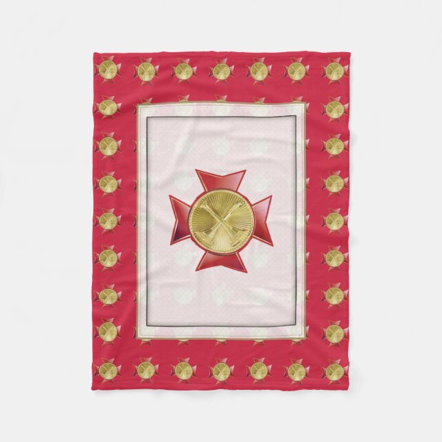 Cobertor De Velo Serviço de Incêndio 2 Personalizado (Frente)