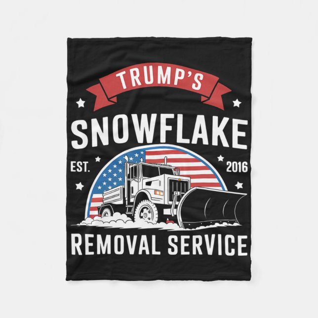 Cobertor De Velo Serviço de Remoção de Flocos de Neve de Trump Vers (Frente)