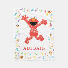 Cobertor De Velo Sesame Street Elmo | Crayon Birthday