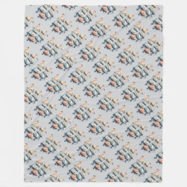 Cobertor De Velo Sete Swans A Nadar Estilo de Estêncil De Corte 2