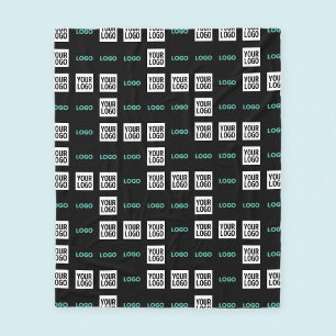 Cobertor De Velo Seu logotipo ou imagem   Padrão Zig Zag com duas i