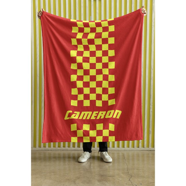 Cobertor De Velo Seu nome Cores Completamente Personalizadas - Faix (Criador carregado)