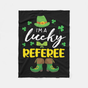 Cobertor De Velo Shamrocks Leprechaun Body Saint Patrick Eu sou uma