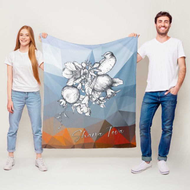 Cobertor De Velo Shana Tova Rosh Hashana Judeu Ano Novo (In Situ)