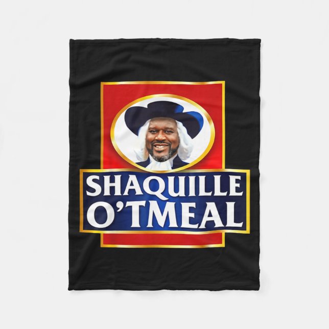 Cobertor De Velo Shaquille Oatmeal Funny Meme  (Frente)