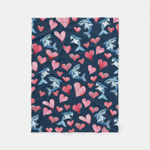 Cobertor De Velo Shark Lover