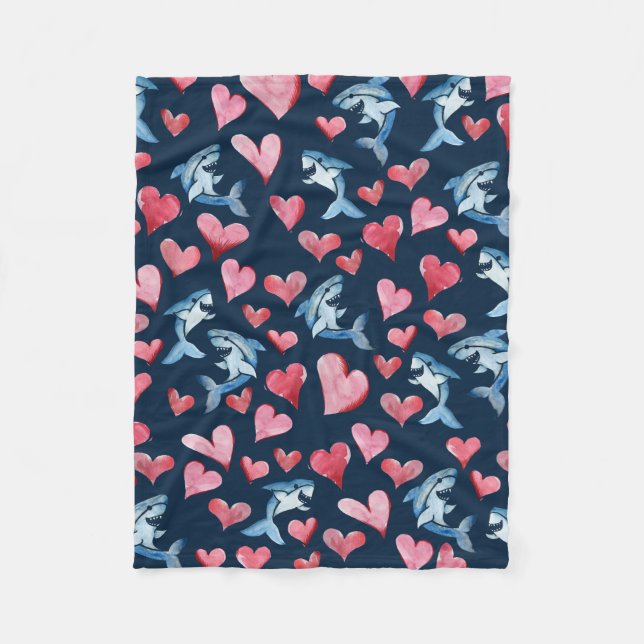 Cobertor De Velo Shark Lover (Frente)