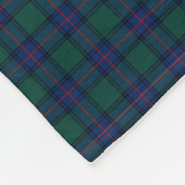 Cobertor De Velo Shaw Clan Royal Blue e Green Tartan
