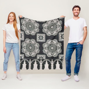 Cobertor De Velo Shawl Flower Impressão Sherpa Blanket