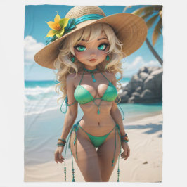 Cobertor De Velo Shay Dollz Fleece Blanket