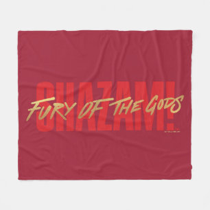 Cobertor De Velo SHAZAM! Fury of the Gods   Logotipo do marcador do