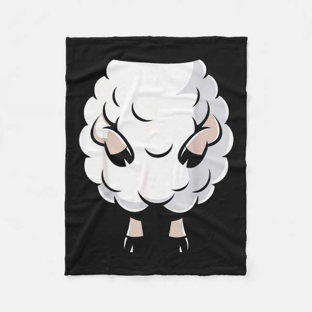 Cobertor De Velo Sheep Shirt Adult Kids Men Women Lamb Sheep Costum (Frente)
