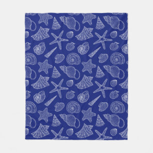 Cobertor De Velo Shell azul brilhante modela