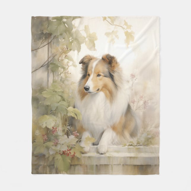 Cobertor De Velo Sheltie (Frente)