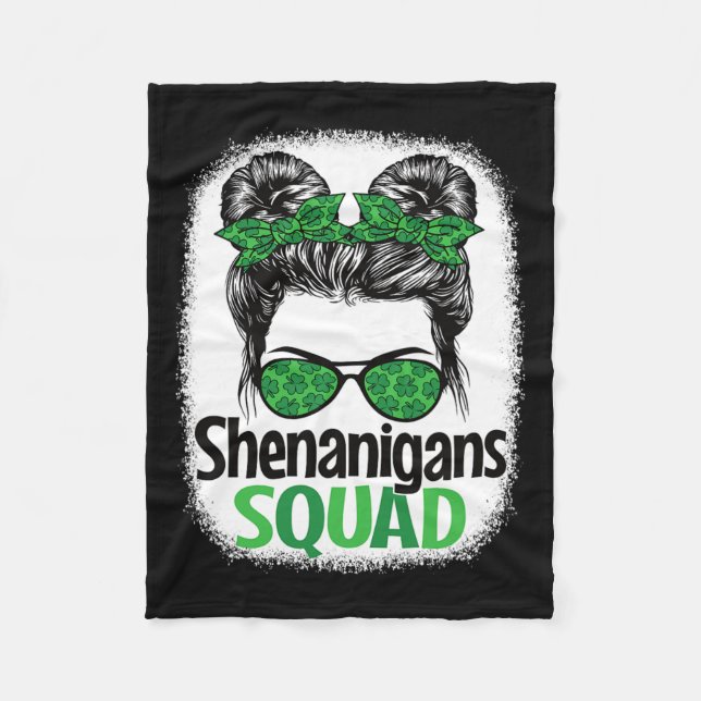 Cobertor De Velo Shenanigans Squad Ruas. (Frente)